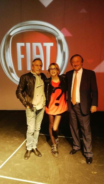 @ALPIRONTI: En el lanzamiento del nuevo Fiat @TiniStoessel junto al Presidente de Fiat Vamoss
