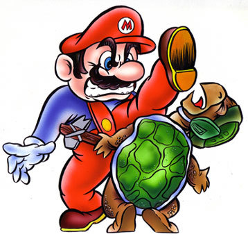 Mario Eating Pizza