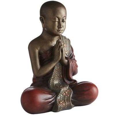 Meditating Garden Monk