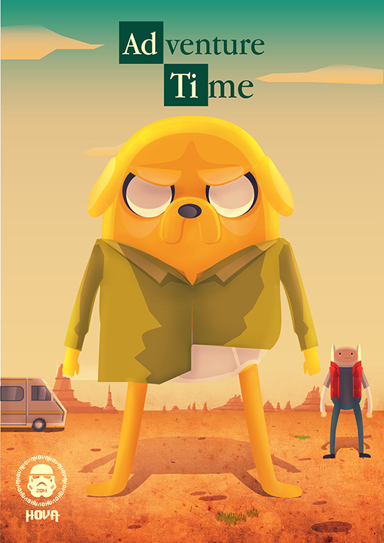 Breaking Bad + Adventure Time Mashup - Created by Cristhian Hova