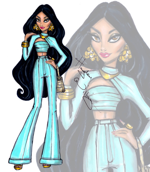 Disney Diva Fashionistas by Hayden Williams: Jasmine