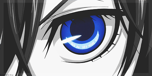 Gif Mine Black And White Sad Eyes Anime Supernatural Manga