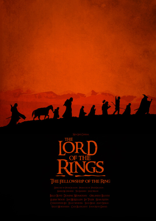 The Lord of the Rings Poster Series - Created by Denis Novik
