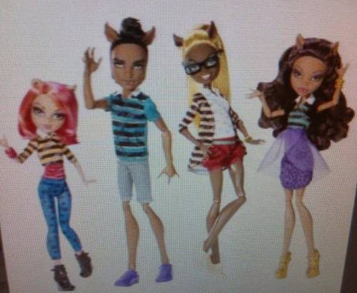 momdusa:

momdusa:

Whoa… WHOA… WAITAGODDAMN MINUTE.
Pic found on FB, credited to Monster High Nuket  - will translate in a sec
But but but - WOLF FAMILY

Ok, from the site (which is Finnish- how did I not recognize Finnish?)
Wolf 4-pack for your family and other arriving in Finland!
 “Wolf’s family pack, ie the first 4-pack, which comes to Finland OO what what what no one else knew about this whole package? Does not think I’ve ever leaks were photos of these. The same applies to the Save Frankie doll series, which includes Draculaura, Clawdeen and Jackson. Only when they were discovered on the shelf of Australia, it was learned throughout the series. Even those three Frankie savior will come to Finland, wuhuu! Too much to digest, I’ll put him straight to you a list of all (or at least the ones that come to mind now, will be added as more information becomes) upcoming MH dolls and their prices: - Wolf Family Pack: 79,99 €”

