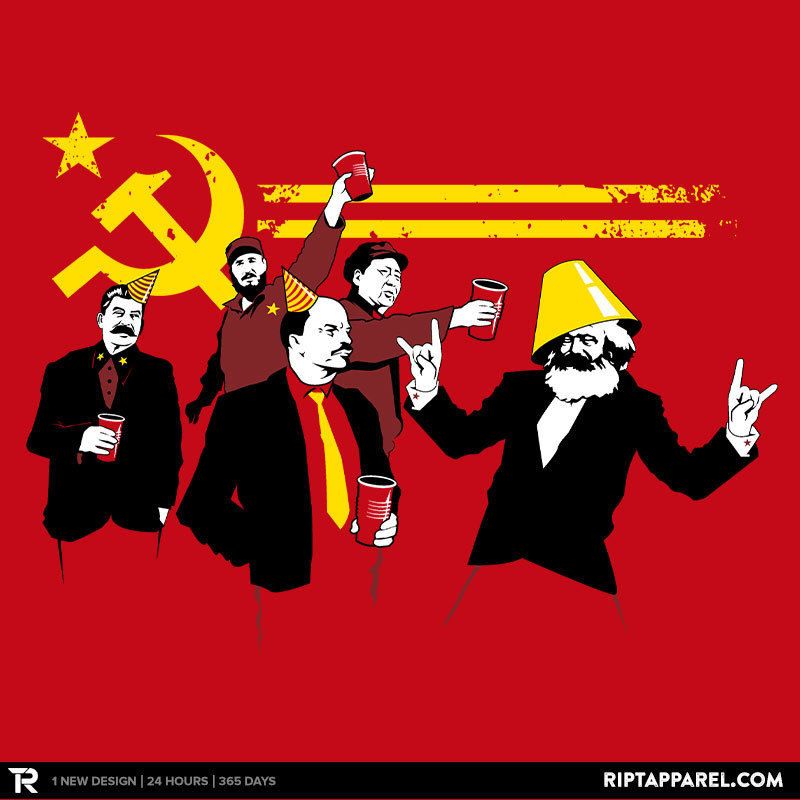 riptapparel:    “The Communist Party” by tpbiv available for $10 today only at RIPT Apparel.