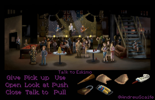 Buffy the Vampire Slayer as a LucasArts point and click adventure game