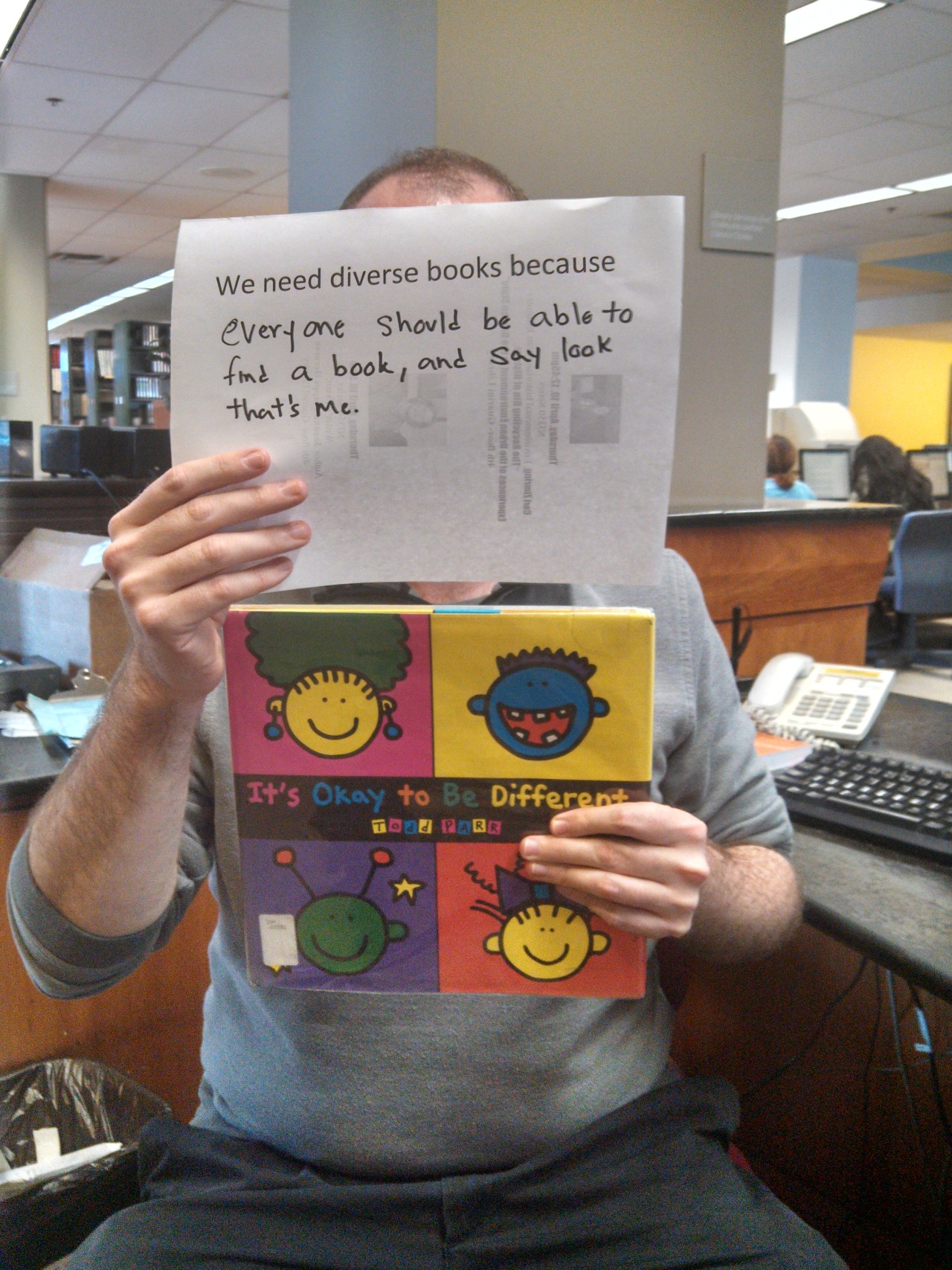 #WeNeedDiverseBooks because everyone should be able to find a book and say look that’s me! 