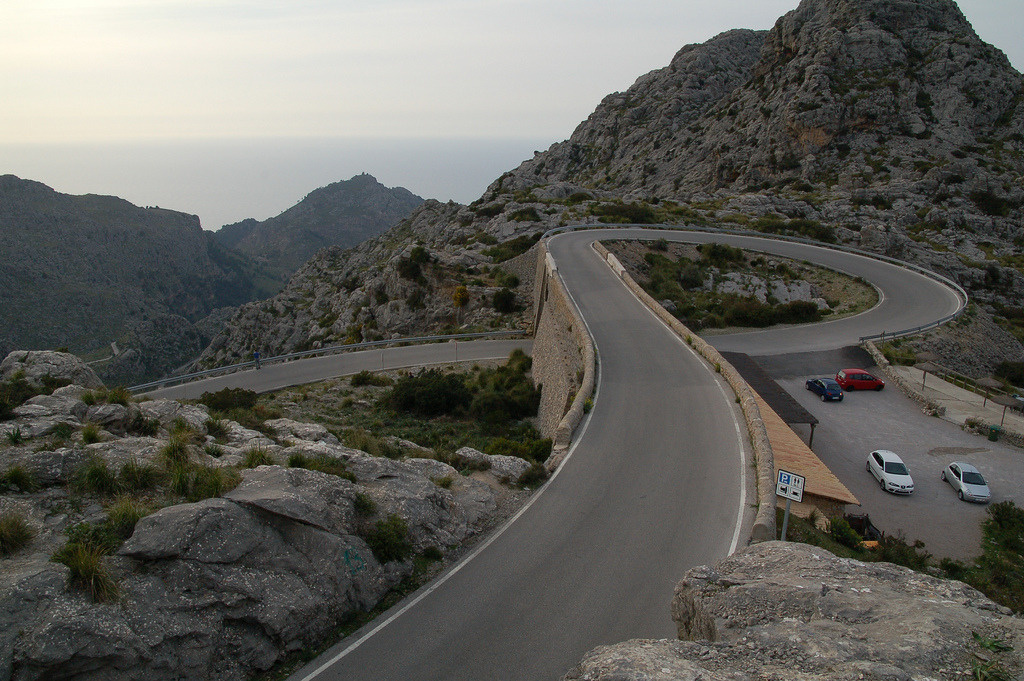 Photo: Sa Calobra is a descent before it is a climb. This is literally so, as you must go down before you go up but it’s also true in spirit. 
