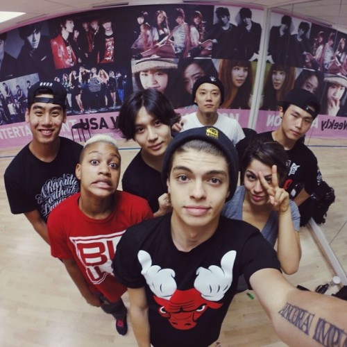 [Photo] Ian Eastwood's Instagram Update 140718 - Taemin (1P)
&#8216;Rehearsal w. the fam &amp; Korean friends for my first time ever choreographing for a K-Pop artist and I&#8217;m very lucky that is for mr. Taemin of Shinee!&#8217;
Credit: ian_eastwood