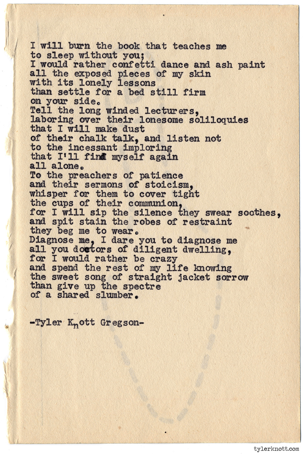 Poetry by Tyler Knott Gregson (reblogged from Tumblr)