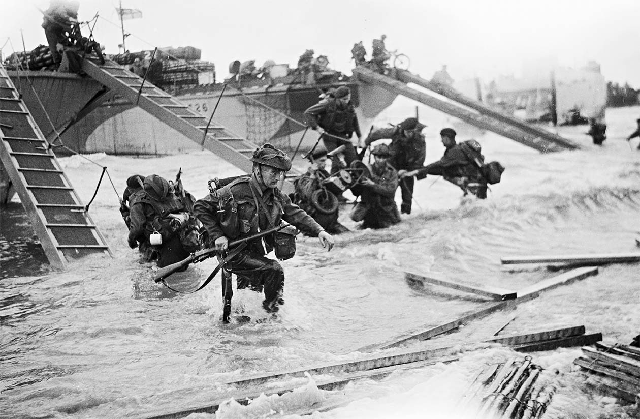 What militaries were involved in the D-Day invasions during World War II?