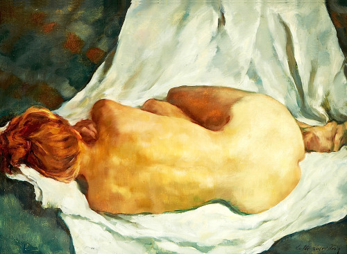 bofransson:

Lotte Laserstein 1898‑1993. Nude Study
