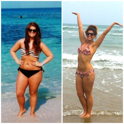 manda-mo-money:

Spring break 2013 and 2014. Only about a 15 lb difference, but I feel so much better about myself now. Still a work in progress

15 pounds is still 15 pounds - congrats. It does make a difference on your body; looking good!