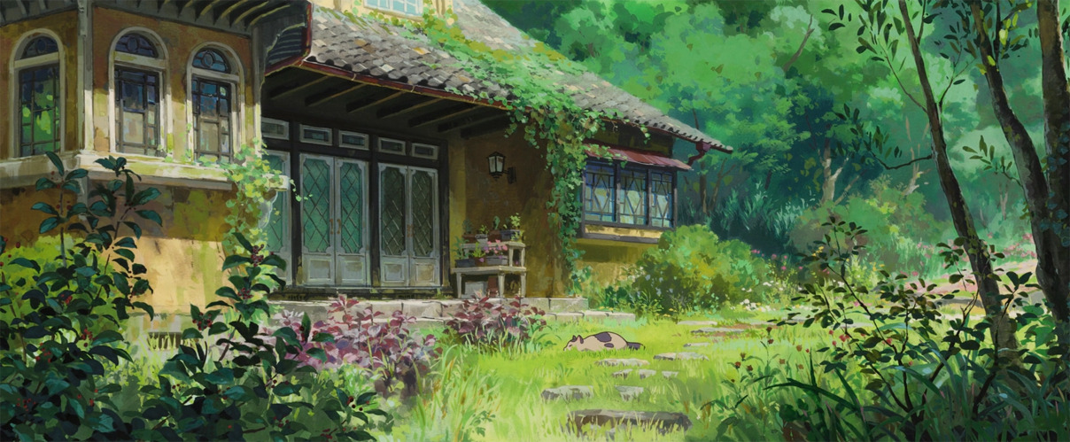 Day Outdoors Studio Ghibli Stitch The Secret World Of Arrietty The Borrower Arrietty Anime Scenery Hiromasa Yonebayashi Anime Background Studioghibliedit Rawghibli