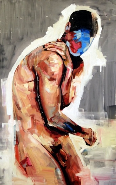 Andrew Salgado | Weight | oil on canvas | 165x105cm