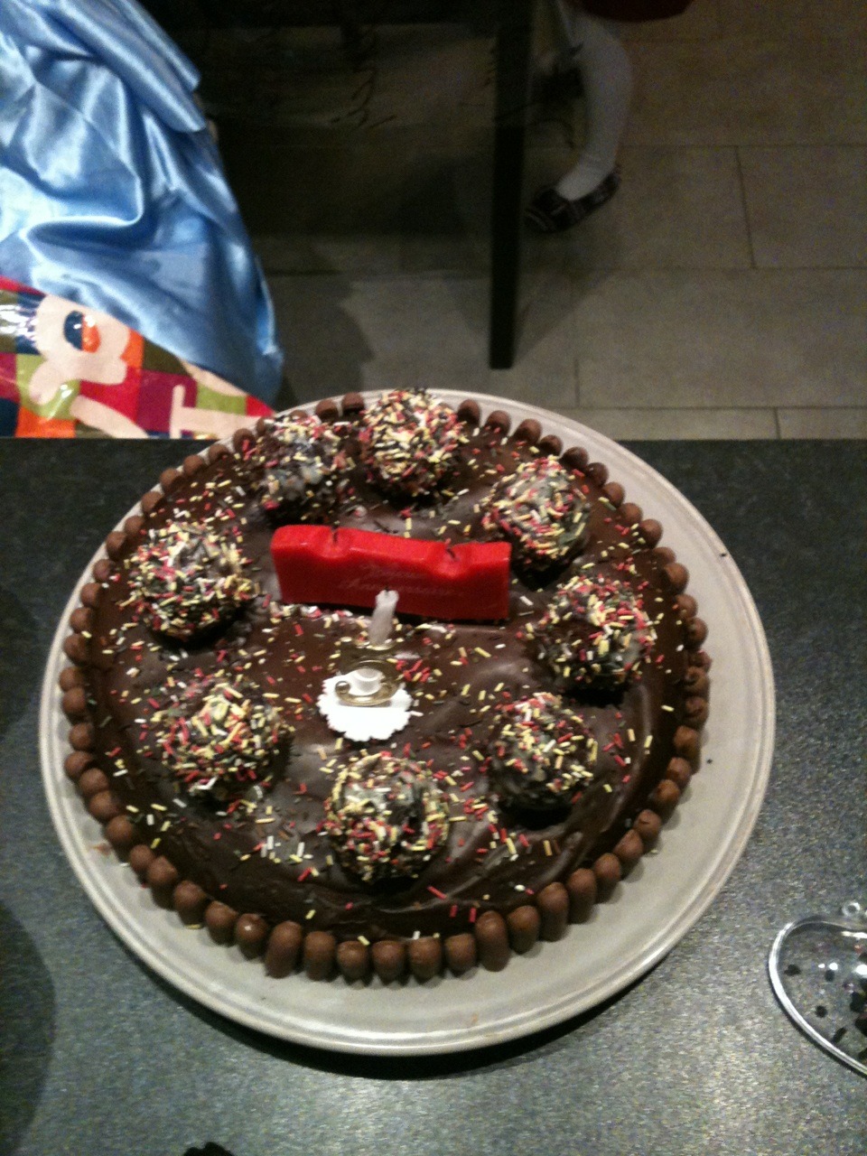 Gâteau d’anniversaire au chocolat by Queen L.