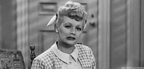 Image result for confused lucy ricardo gif