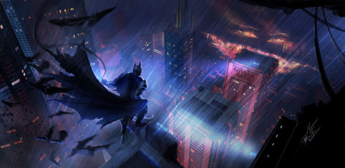Batman the eternal guardian by DreadJim