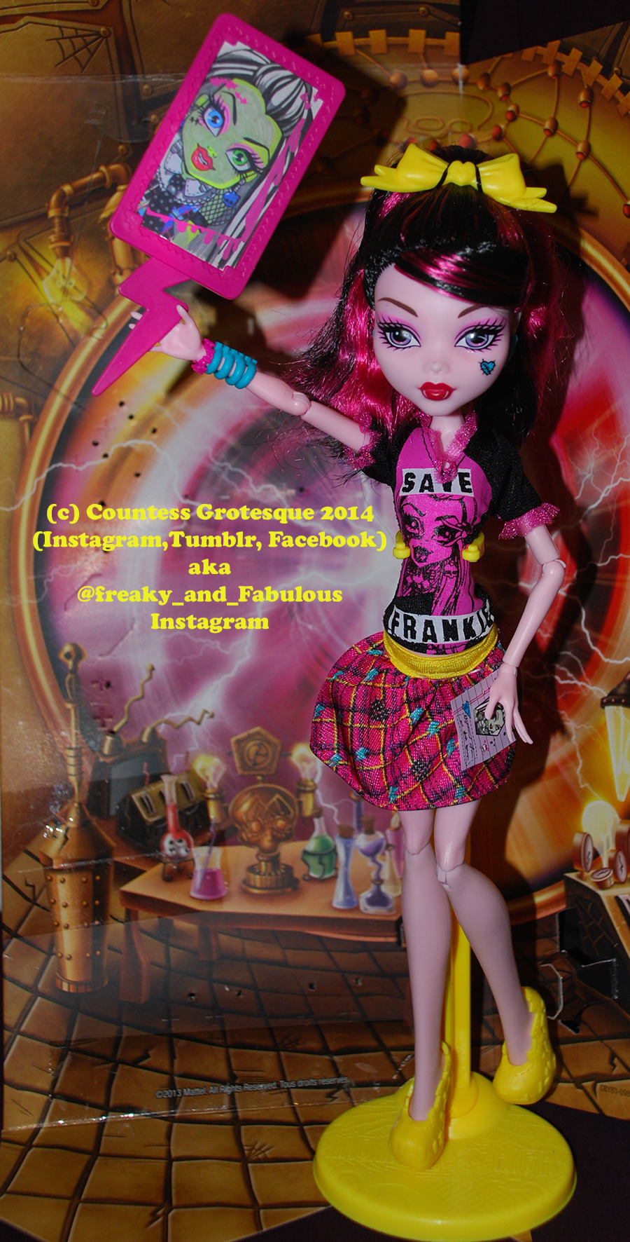 countessgrotesque:

Monster High: Freaky Fusion: Save Frankie. Draculaura, Jackson Jekyll and Clawdeen Wolf. Brand new dolls, for some CRAZY reason Australia got them first for the first time EVER! a wave of Monster High dolls that were kept secret by Mattel and POW here they are! For these and more feel free to find me on Instagram, My doll account is @freaky_and_fabulous and it is predominantly Monster High.