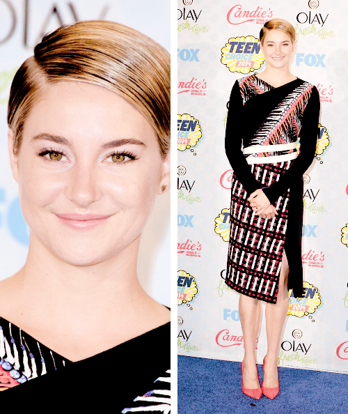 
Shailene Woodley attends FOX’s 2014 Teen Choice Awards at The Shrine Auditorium on August 10, 2014 in Los Angeles, California.
