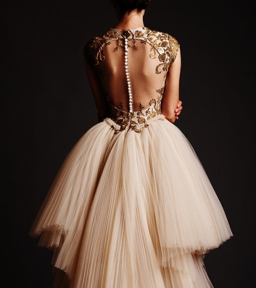 couture tulle dress
