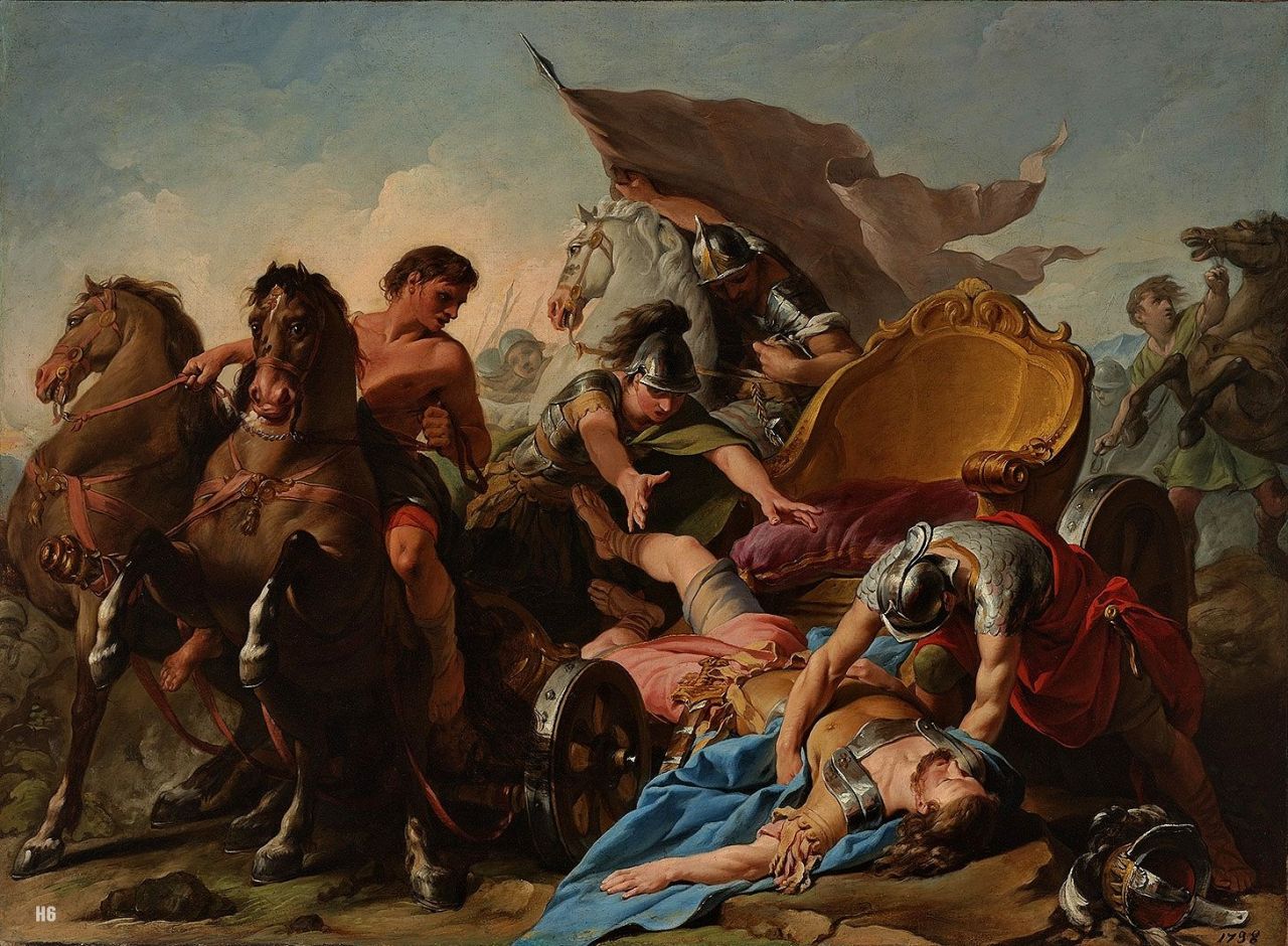 Antiochus Falling from his Chariot.  1731. Noel Halle. French 1711-1781. oil/canvas.
http://hadrian6.tumblr.com