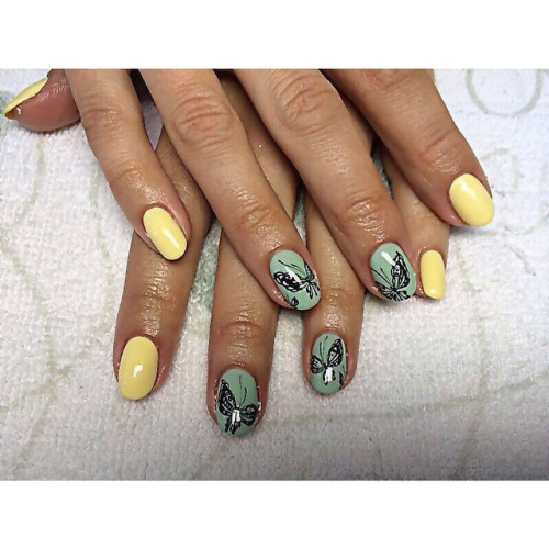 My new #nails#butterflies...