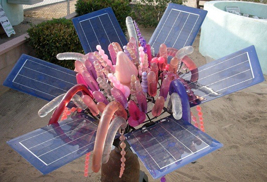 Did you know that pvc “jelly” dildos and buttplugs can be used to harness solar energy? When attached a grounded metallic grid system, pvc jelly generates 75% the solar power of a normal photovoltaic cell of the same surface area.    [source]