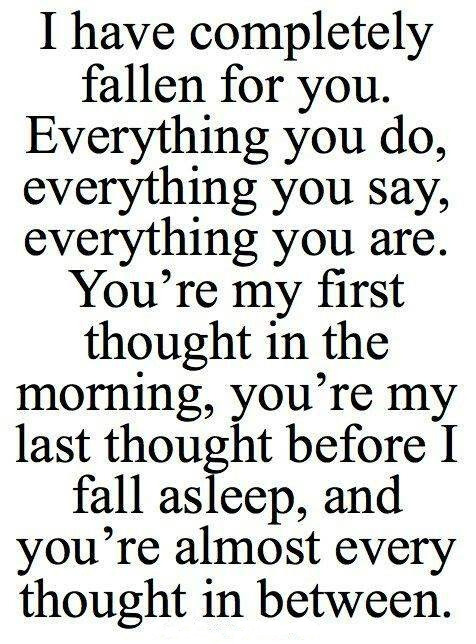 you lovely true love everything love quotes Romantic fallen for you ...