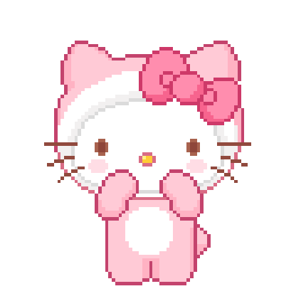 dianamuffinblr:

Hello Kitty gif pe We Heart It.

jeje cutee