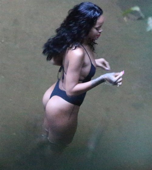Rihanna sweet ass wedgie &#8212; #ass #asscheeks #rihanna #wedgie