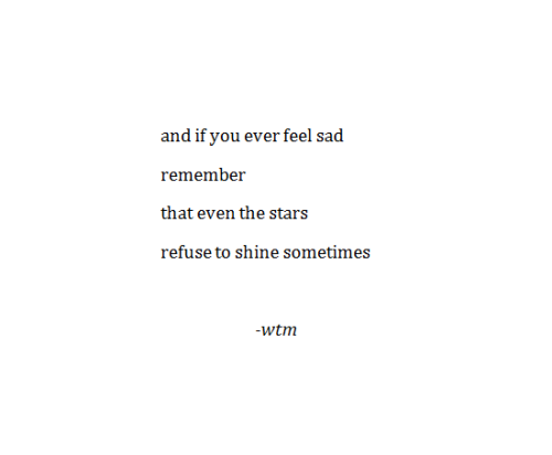 If you ever feel sad

