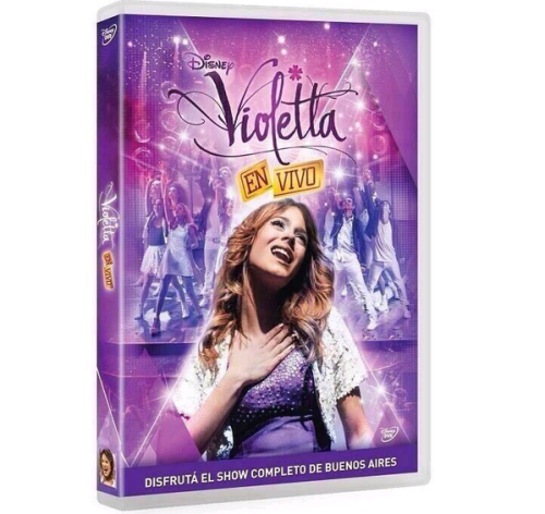 El DVD de Violetta en Vivo pronto va a ser disponible en Mexico.