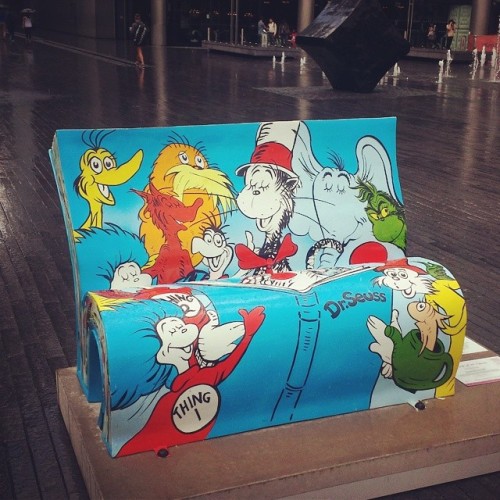 Dr Seuss by Theodore Seuss Griesel (artwork) Created by Jane Headford (at More London)
