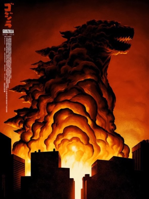 Godzilla poster by Phantom City Creative Studios