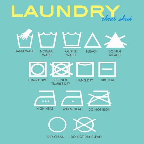 What those weird looking laundry symbols ACTUALLY mean.
