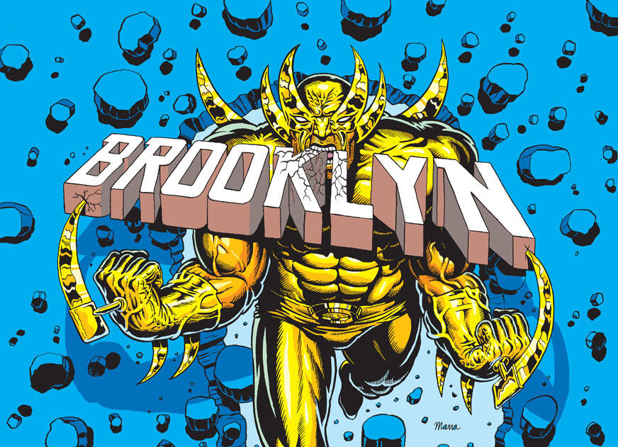 Apply to exhibit at the 2014 Comic Arts Brooklyn festival! 
Illustration by Benjamin Marra.