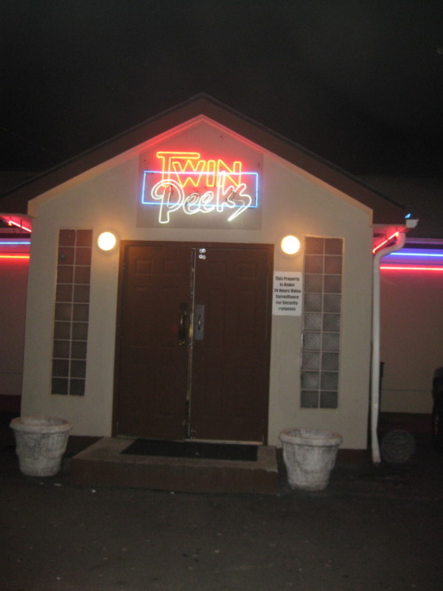 Twin Peeks - A strip club spotted by Sarah C. in...