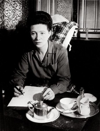 Beauvoir, Flore, 1944, par Brassaï