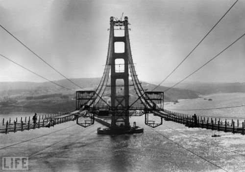 This is What Golden Gate Bridge Looked Like  in 1935 