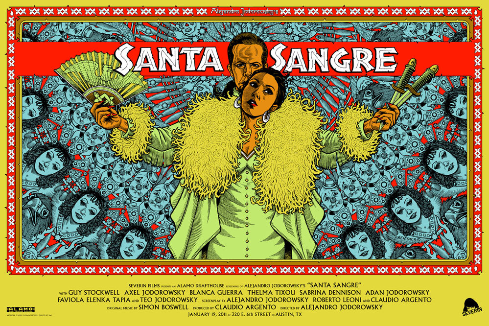 Santa Sangre Alejandro Jodorowsky Mondo Posters Film Art