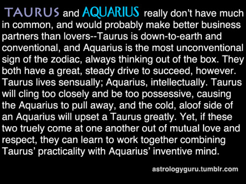 Do Aquarius and Taurus make a good couple?
