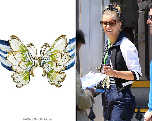 Meghan Los Angeles Butterfly Belt - $45.00 Worn with: Betsey Johnson earrings, American Apparel bodysuit