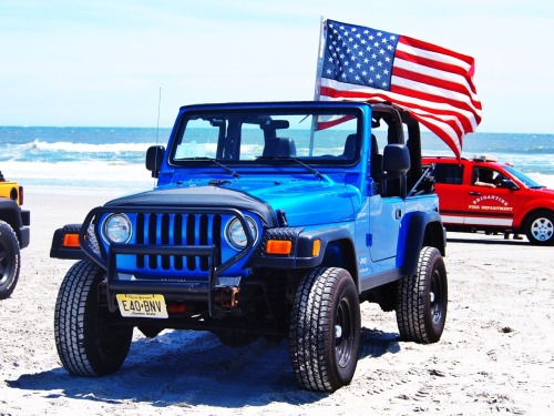 Jeep Wrangler American Flag