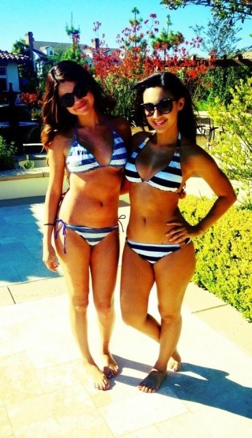 10 PICS FROM THE DRAFT&#8230;#9&#8230;Selena Gomez posing for a bikini Twitter pic wearing her KMart swimwear&#8230;