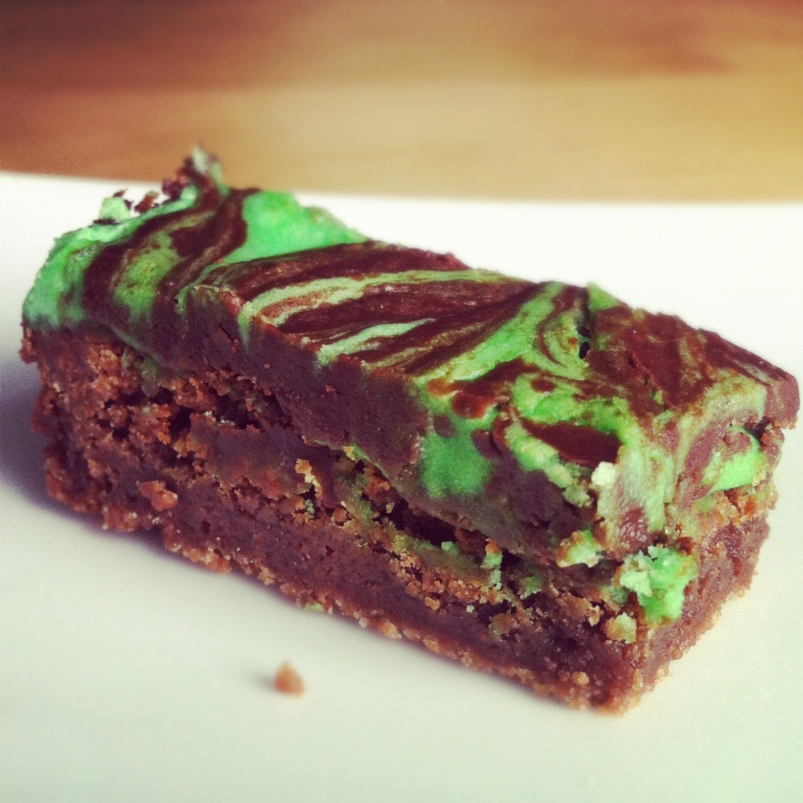 MINT BROWNIESWhy do I torture myself? Chocolate and mint are one of my 