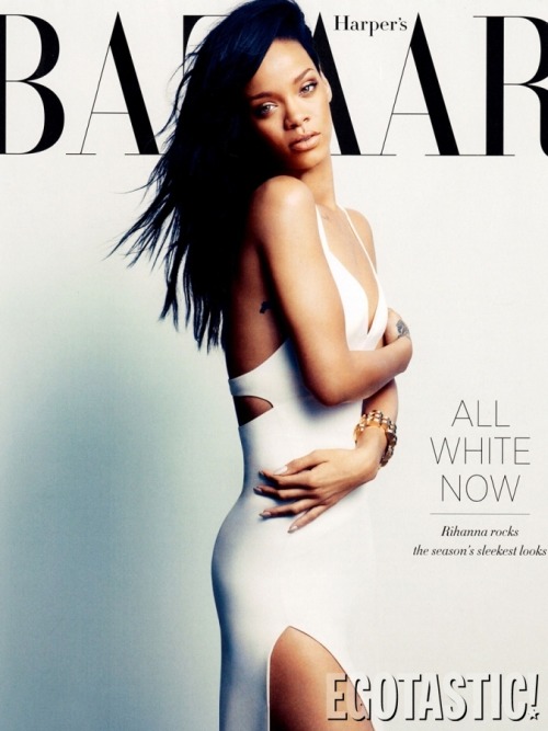 Rihanna poses in Harper&#8217;s Bazaar August 2012 issue&#8230;#1
