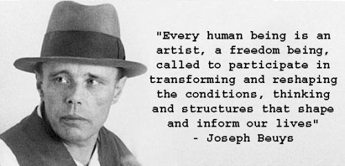 What is Art? Conversation with Joseph Beuys - tumblr_m960v2Fjgo1rxphcxo1_500