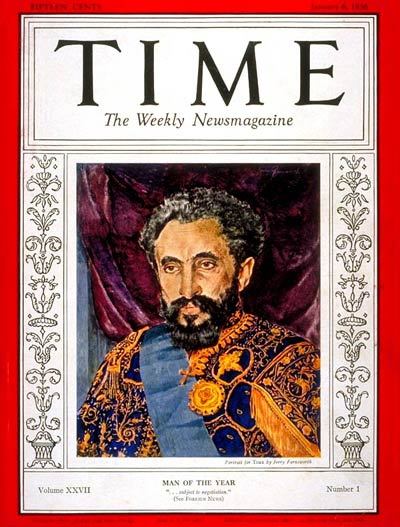 Cover of Time magazine, 6 January 1936