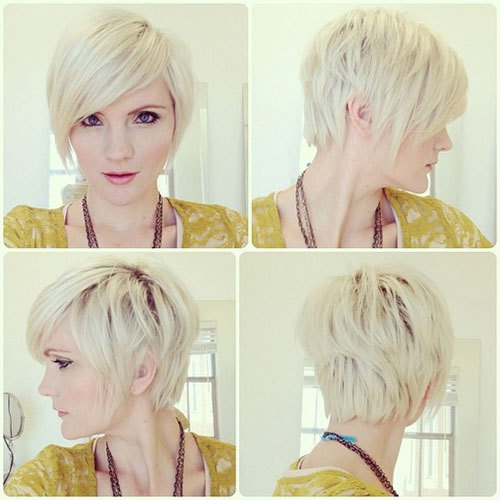 Short hair hairstyles with bangs
